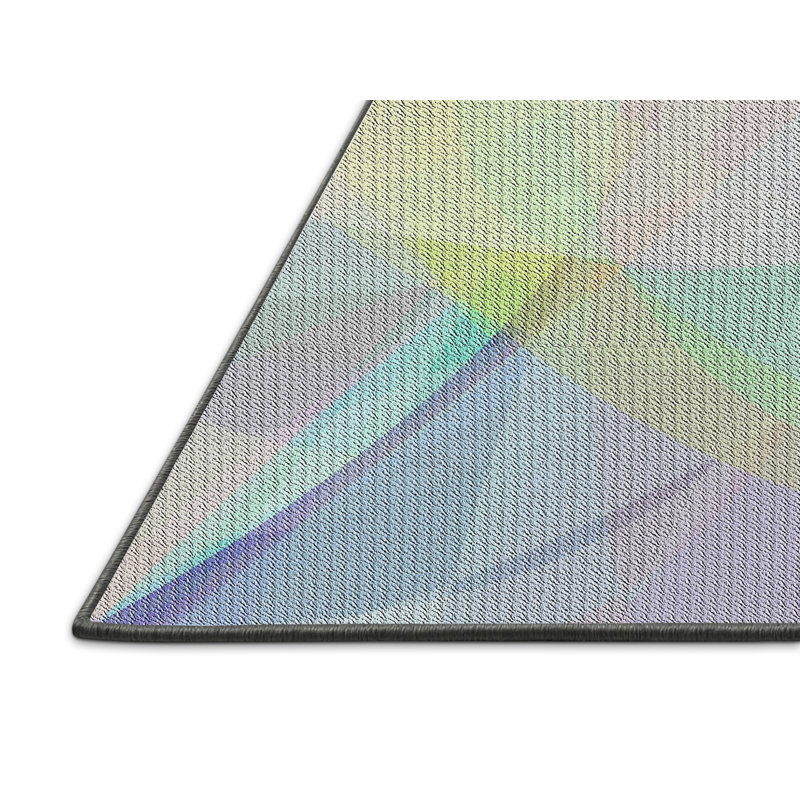 Abstract Indoor Rug, Rectangle 5' x 7'