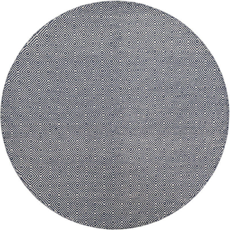 Tapis contemporain Contemporary, Rond 6 pi 1 po