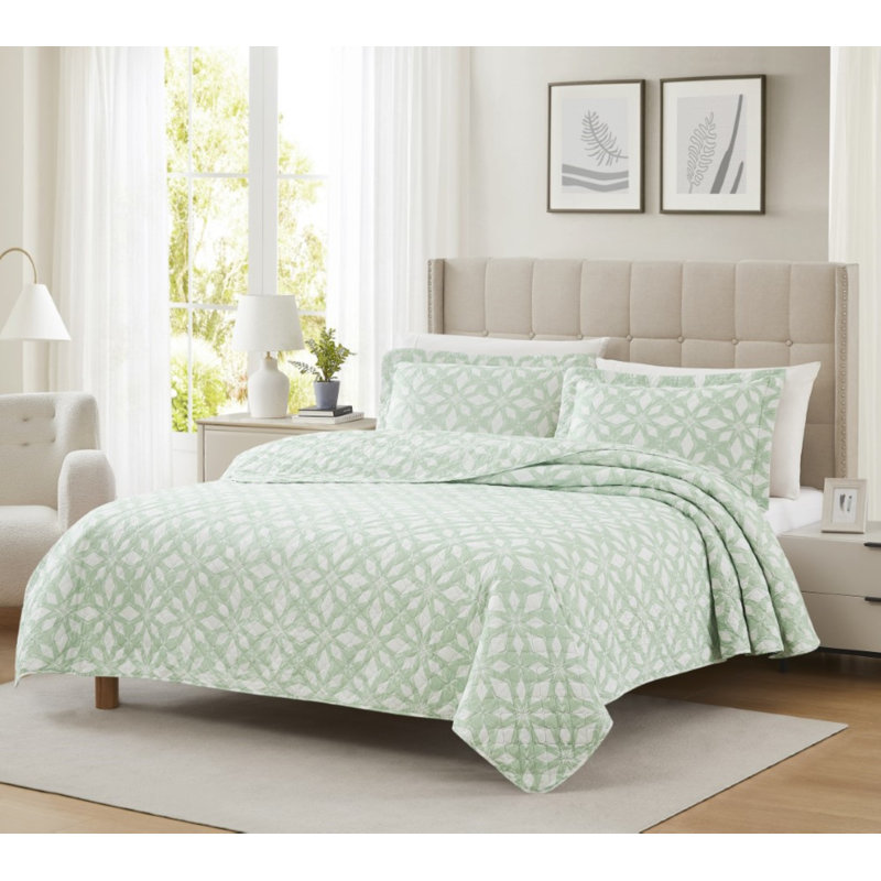 Literie Hudson, Courtepointe grand + 2 couvre-oreillers standard