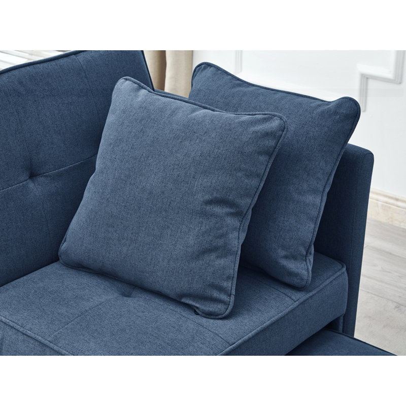 Fauteuil convertible 4 en 1, Bleu