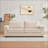 90" Versatile Contemporary Sectional Sofa In Chenille Fabric For Two With Usb Charging Port And Side Storage Pocket, Fabric Cover Removable, Living Room Apartment Sectional Sofa-450292059