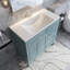 Meuble-lavabo simple 35,98 po avec plateau en céramique Carisia-1396956141-1396956140