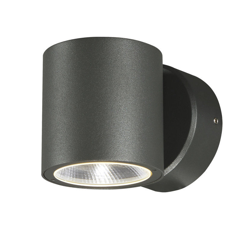 Volume LED Outdoor Wall Light, Black