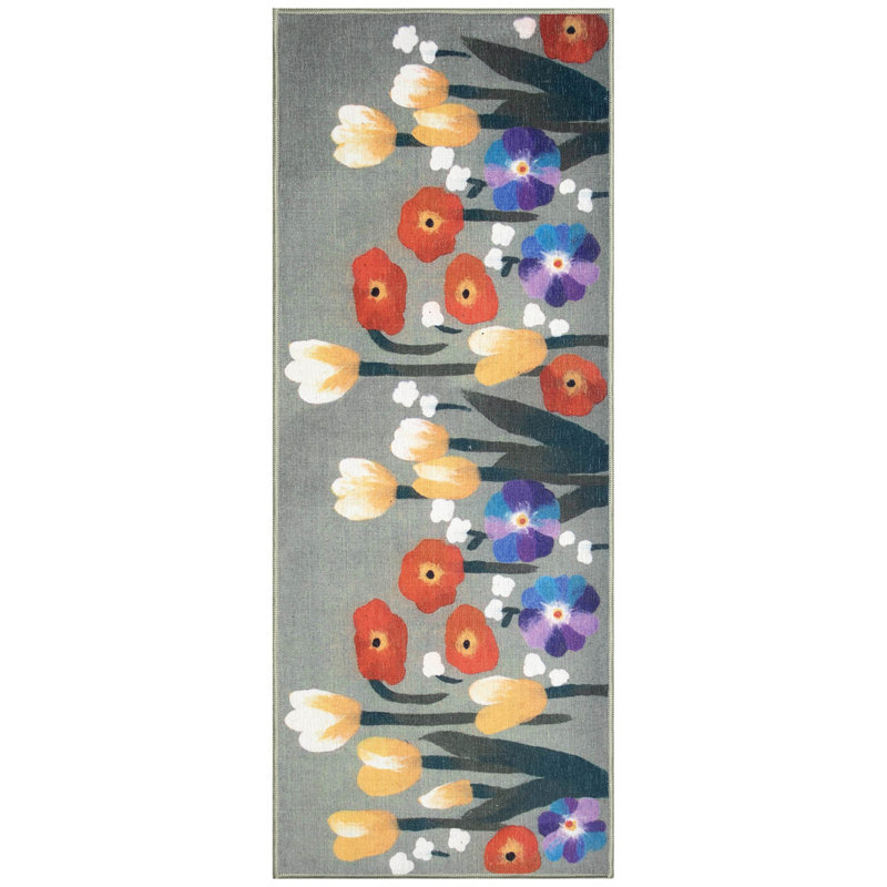 Tapis de cuisine antidérapant Charron, Tapis de couloir 1 pi 11 po x 4 pi 11 po