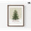 Woodland «Merry Christmas» par House Fenway, décor de sapin de Noël, décor de restaurant d'arbre de Noël, affiche de joyeux Noël, art de paysage enneigé
