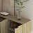 Wood Modern Fluted Buffet Cabinet