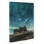 Commet Above A Farm - Wrapped Canvas-61850862