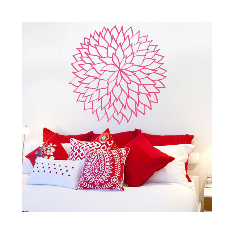 Plants & Flowers Wall Decal, Pink
