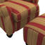Fauteuil à oreilles et repose-pieds de 33,54 po de largeur Amandeep-15516733