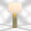 Cylinder 55cm Metal Ceramic look Table Lamp-47219211-47219206