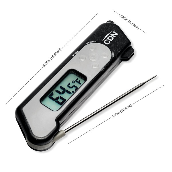  Taylor Digital Compact Folding Thermometer/Probe : Home &  Kitchen
