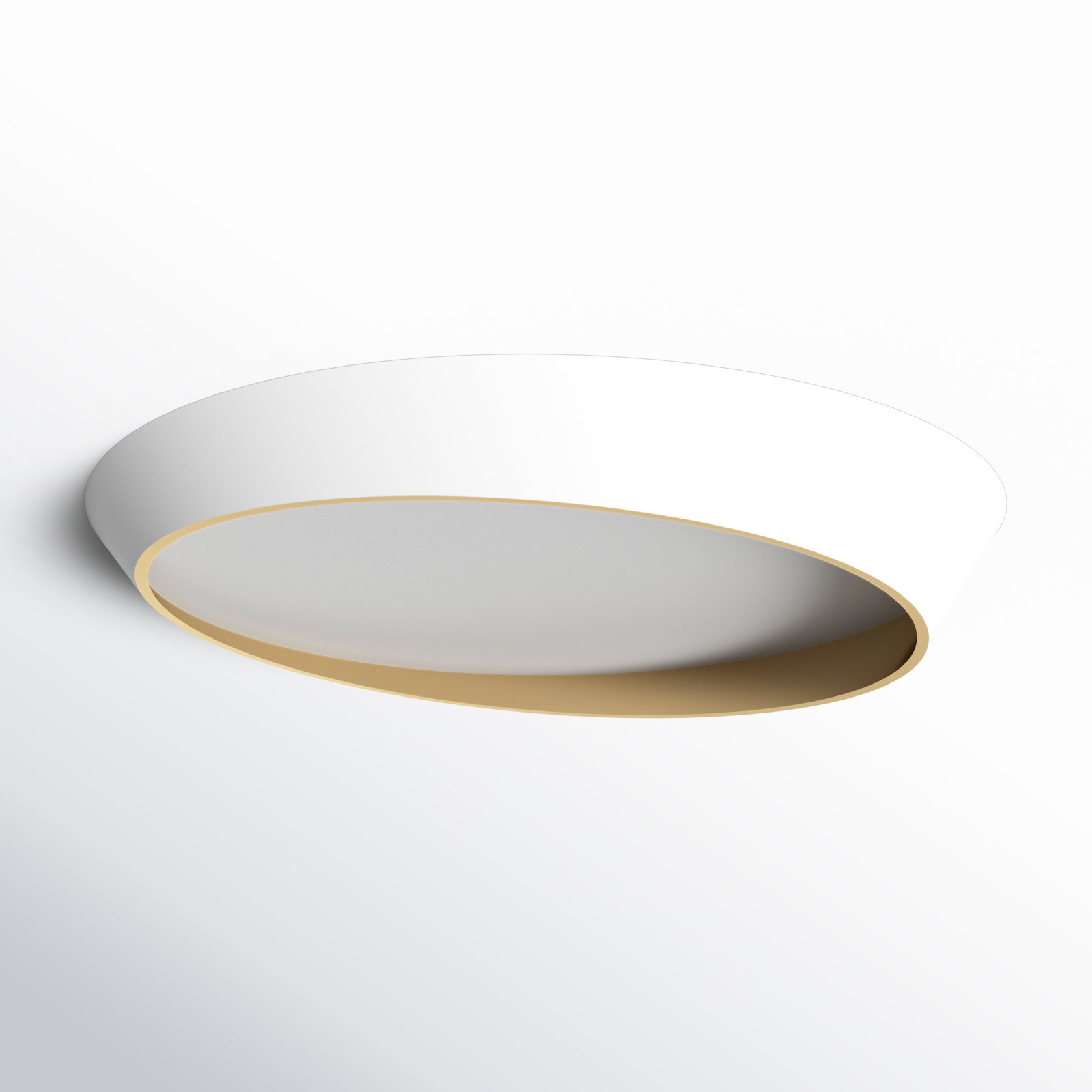 Single Light Steel Flush Mount, 4.75" H x 31.5" W x 31.5" D