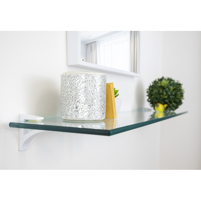 Electra Floating Shelf, White, 2.86" H x 36" W x 8.5" D