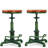 Jaitun Swivel Pine Solid Wood Adjustable Height Counter Stool with Steel Frame-903460918-941755351