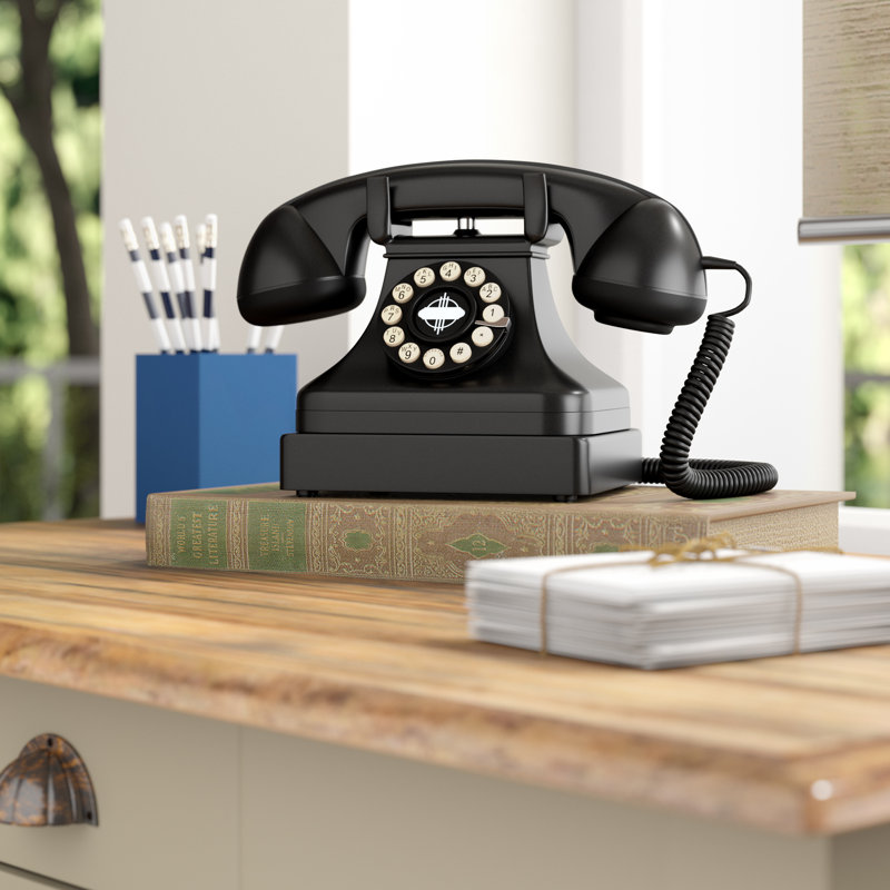Téléphone de bureau Classic, Noir