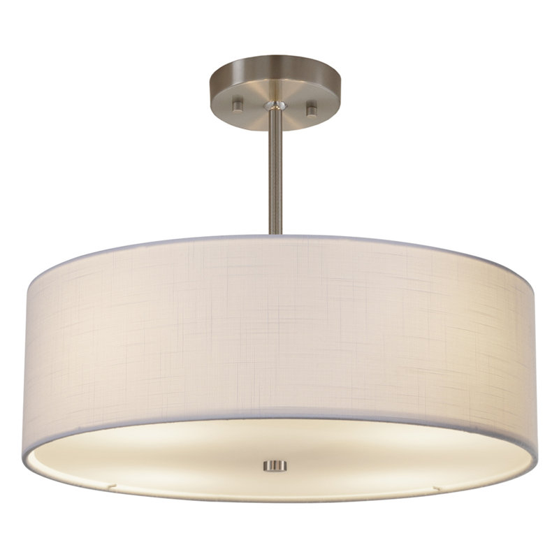 Brookvale 8 - Light Single Pendant, Matte Black, White, E26/Medium (Standard)
