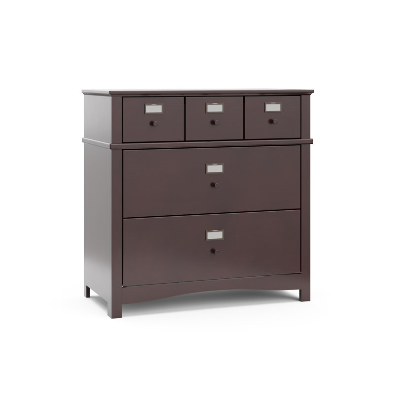 Clara 3 Drawer Customizable Chest, Espresso
