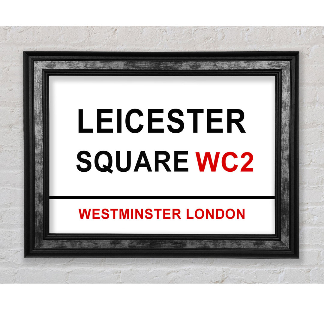 Leicester Square Schilder - Druck