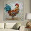 « original coq i », reproduction de peinture à l’huile sur toile tendue-21774381