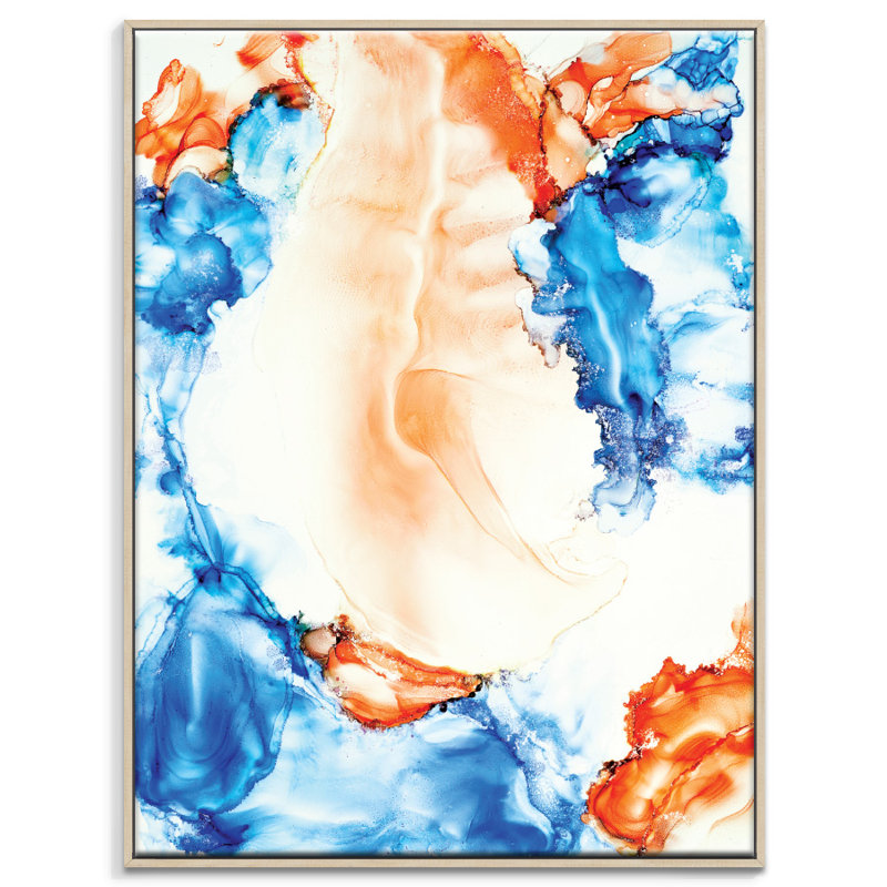 Julie Ahmad - Print on Canvas, 51cm H x 41cm W, Timber Floater Frame