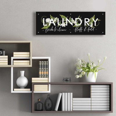 «Laundry Laundry» par House Fenway - Art textuel panoramique sans cadre