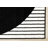 Fresno Black White Contrasting Modern Area Rug-102210980