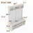 Hallway Hall Tree with Metal Hooks and Storage Space-990792680