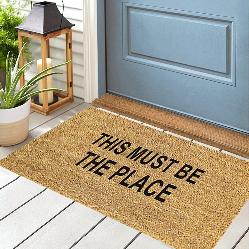 Paillasson This Must Be The Place Coir, L 18 po x L 48 po