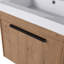 Meuble-lavabo 24 po avec comptoir, lavabo en résine, portes à fermeture douce