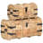 Commodes de rangement 2 pièces en bois de manguier massif