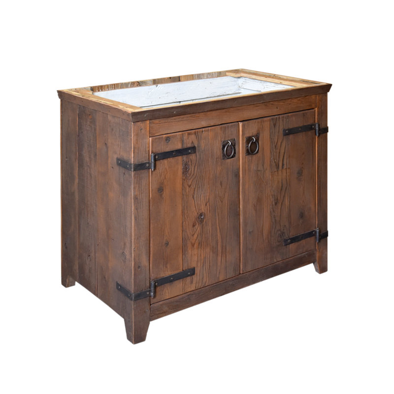 Americana 36" Single Bathroom Vanity Base Only, Chestnut