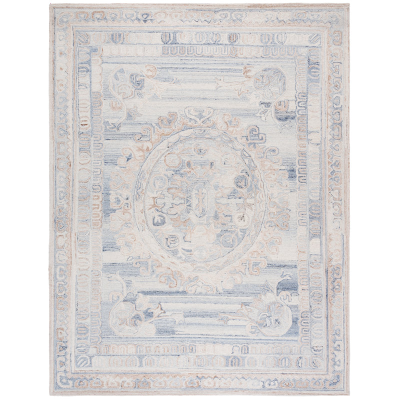 Tapis oriental performance en laine et coton touffetés Chenee, Rectangle 8 pi x 10 pi