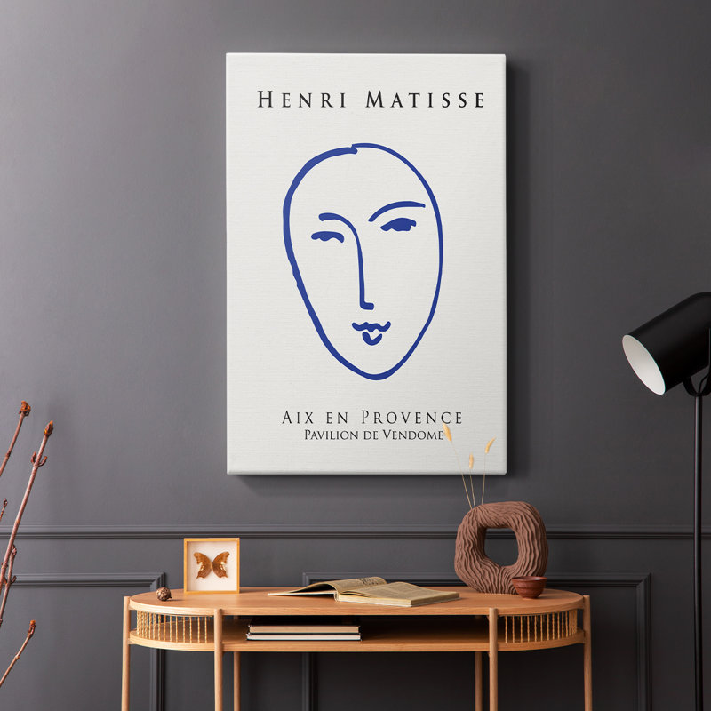 Matisse XLIX, reproduction encadrée - galerie Cavas, H 48 po x l 32 po