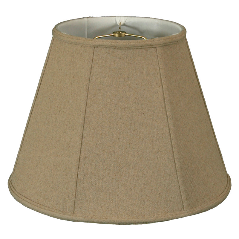 Abat-jour Linen Empire (Araignée), Coquille d'oeuf, H 15 po x l 20 po x P 20 po