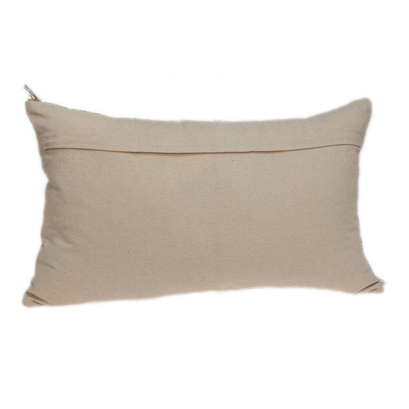 Nirvana Transitional Beige Throw Pillow