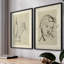 "Croquis rétro II", 2 pièces-286848335-286848328