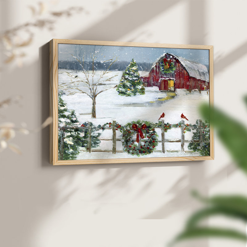 Fête des Fêtes - Reproduction encadrée - Restickable, Naturel, H 11 po x l 14 po