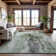 Premium Machine Washable Dahl AMF1076 Abstract Rug