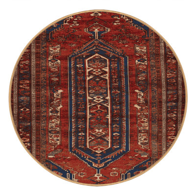 Machine Washable Persian Brown Area Rug