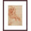 Seated Young Male Nude and Two Arm Studies (recto) by Michelangelo Buonarroti -Framed Giclee Print