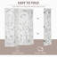 Paravent pliable 4 panneaux
