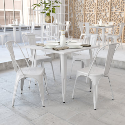 Table carrée intérieure / extérieure Angeleca