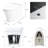 Compact Dual Flush Toilet With Self-Cleaning Wand, Foot Sensor Flush, White Night , Knob Control, Cold Water Wash, Strong Soft Close, , Immaculate Smart 1/1.28 ,
