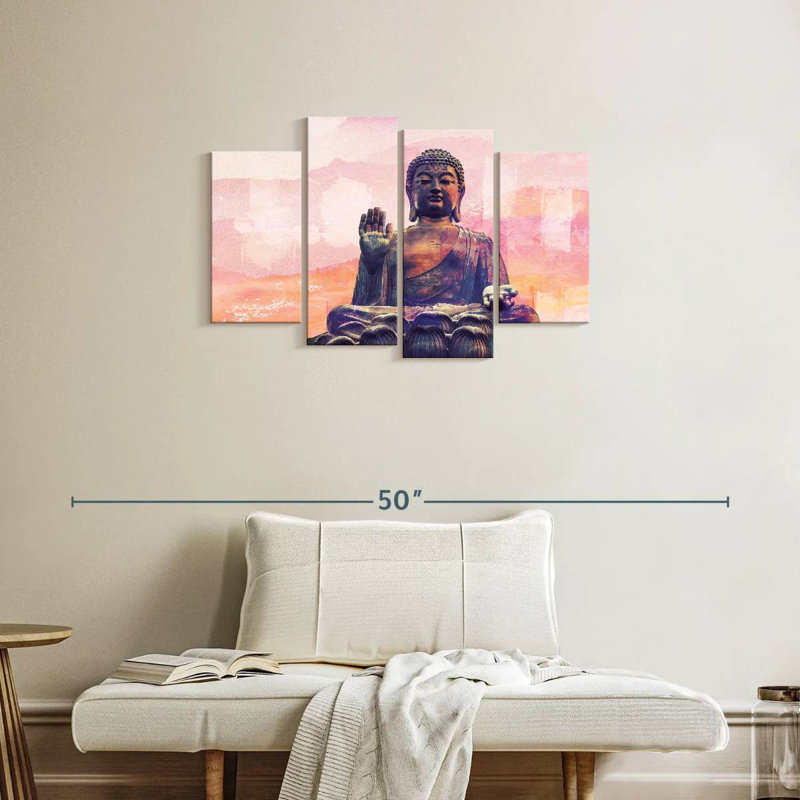 Adella Hengshan Bouddha assis, H 22 po x l 36 po