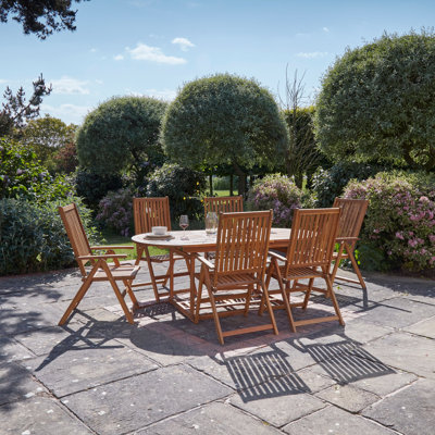 Zayan 6 - Person Outdoor Dining Set