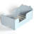 Bear-Shaped Toddler Floor Bed for Ages 3-6, Safe Pine Wood Cot with Rounded Corners, Blue-1297652004