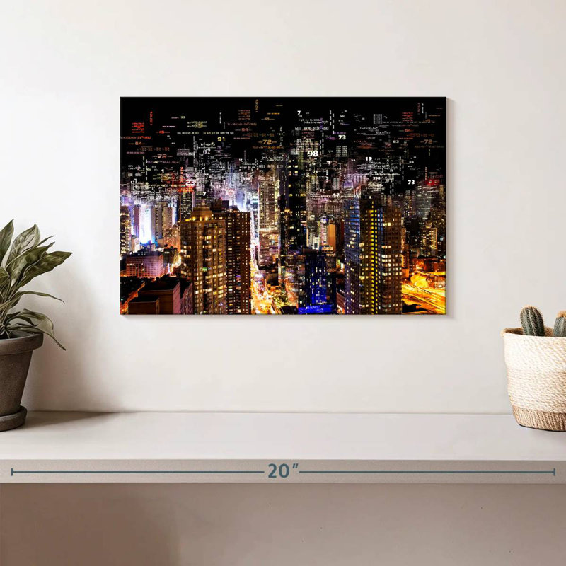 Ravi Times Square, 8" H x 12" W