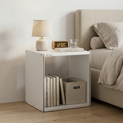 Table d'appoint avec rangement en métal Modern