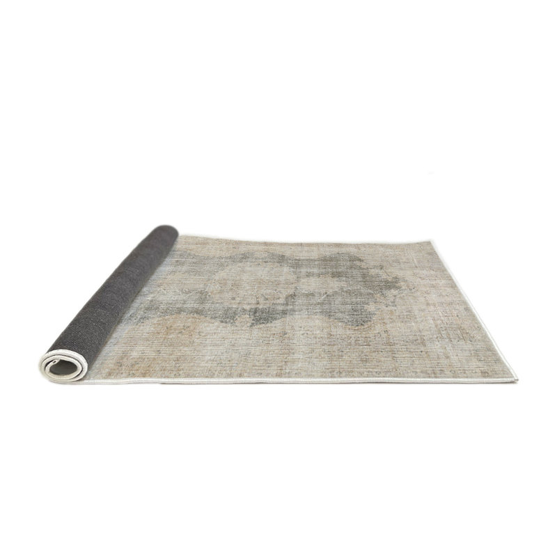 Tapis traditionnel crème / gris Mccluskey, Rond 5 pi