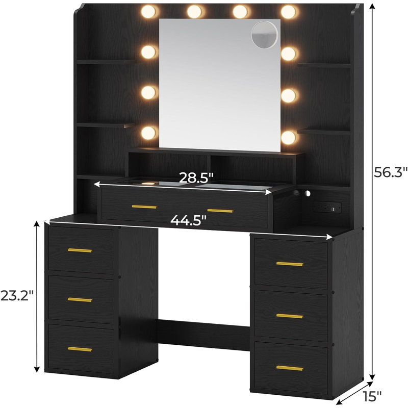 Brooklet Vanity, Black